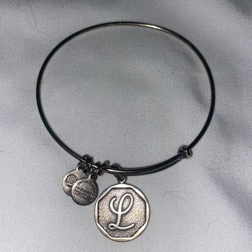 Retired 2015 Alex and Ani Initial L Silver Bracelet